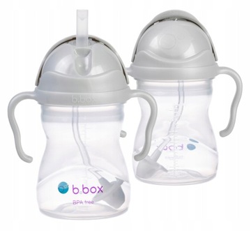 B.Box BB00502 Бутылка с трубочкой 240 мл Серый