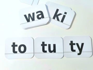 Открытые слоги (165 слогов 60х45мм)