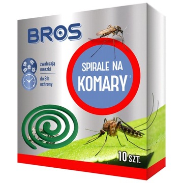 Spirala odstraszacz BROS Na komary meszki 10 szt