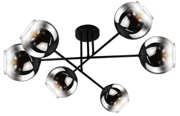 LAMPA WISZĄCA ŻYRANDOL PLAFON EDISON LOFT SZKŁO