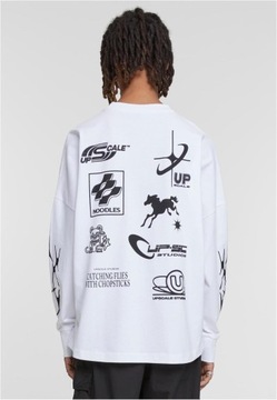 Longsleeve Collection cut on White Mister Tee 4XL