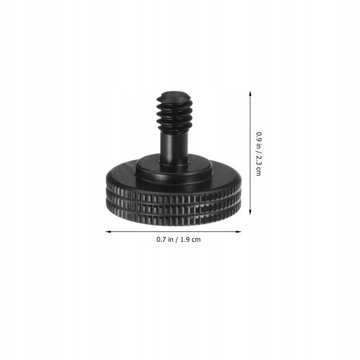 Części do mocowania statywu ze śrubą kciuka