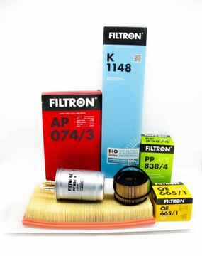 ZESTAW FILTRÓW FORD MONDEO MK3 2.0 TDCI FILTRON
