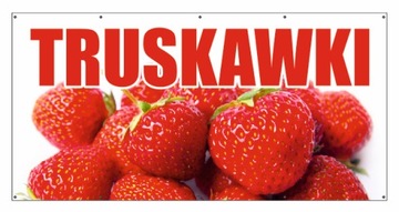 BANER TRUSKAWKI 100x200 B SPRZEDAŻ TRUSKAWEK