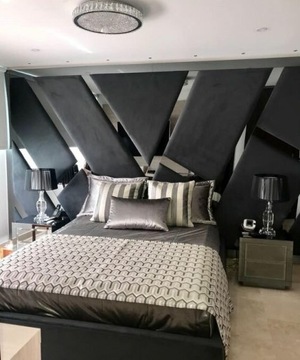 МЯГКИЕ ПАНЕЛИ SOFTSTUDIOPL по индивидуальному заказу с рисунком золото/серебро/зеркало