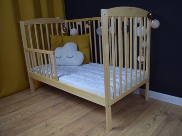 Кровать ЭЛА, ч/б, сосна, с диваном, 120х60