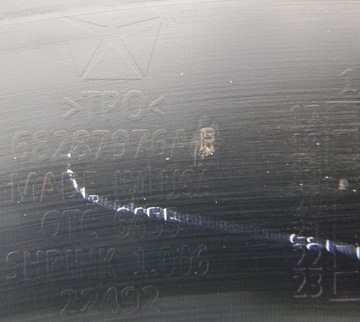JEEP CHEROKEE DOPLNĚNÍ NÁRAZNÍKU PŘEDNÍ 68287976AB