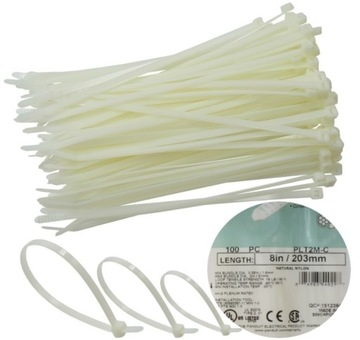 Opaska zaciskowa Panduit 2,5x203 100 szt. PLT2M-C
