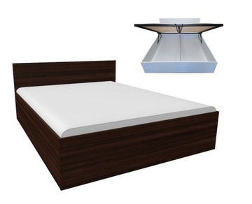 Łóżko VICTORIA LUX 140 rama metal wenge - kolory