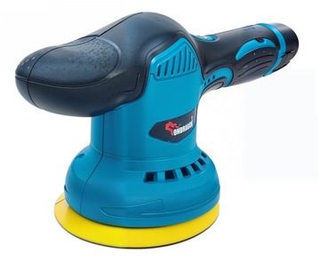 АККУМУЛЯТОРНАЯ ЭКСЦЕНТРИЧЕСКАЯ ПОЛИРОВАЛЬНАЯ МАШИНА +2 аккумулятора 2,0 Ач 12 В 13000 об/мин