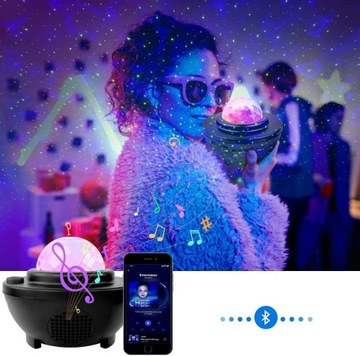 ЗВЕЗДНОЕ НЕБО ПРОЕКТОР НОЧНИК ДЛЯ ДЕТЕЙ КРОВАТЬ ДЛЯ СНА BT ДИНАМИК USB