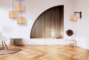 абажур для подвесного, стоячего, настенного светильника, джутовый бохо, E27/E14 LED