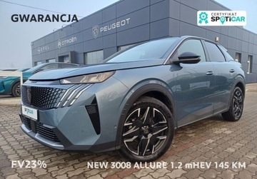 Peugeot 3008 III 2024 Peugeot 3008 247 Allure 1.2 mHev 145 KM e-DCS6 Demo GWARANCJA FV23