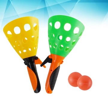 Игра с мячом на заднем дворе Pop and Catch Launcher для детей