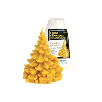 Forma silikonowa Choinka z prezentami – wys.11,5cm