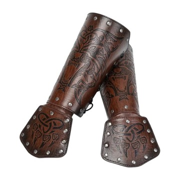 Średniowieczne rm Bracers Akcesoria do kostiu