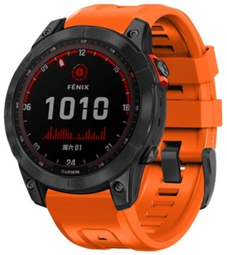 ОРАНЖЕВЫЙ Ремешок Garmin FENIX 5X (ширина 26 мм)