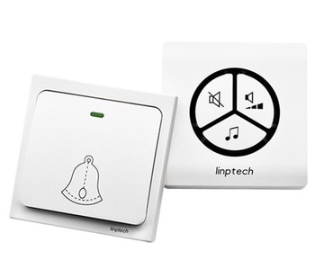 БЕСПРОВОДНОЙ НАРУЖНЫЙ ДВЕРНОЙ ЗВОНОК БЕЗ АККУМУЛЯТОРА LINBELL G1 ВОДОНЕПРОНИЦАЕМЫЙ IPX7