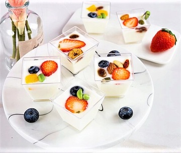 Pucharki POJEMNIKI do DESERÓW duże 200ml 25 sztuk