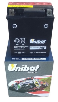 Akumulator UNIBAT CTZ8V-BS 7Ah 120A 12V
