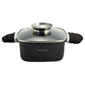 НАБОР ГОРШКОВ НАБОР алюминиевых мраморных горшков INDUCTION KAMILLE