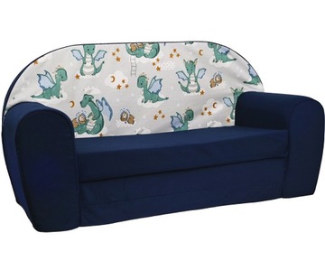 SOFA Z PIANKI ROZKŁADANA DLA DZIECKA DZIECI PIANKOWA DO ZABAWY NA PREZENT