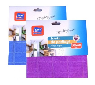 ŚCIERKA DO PODŁOGI Z MIKROFIBRY 50X60 RAVI