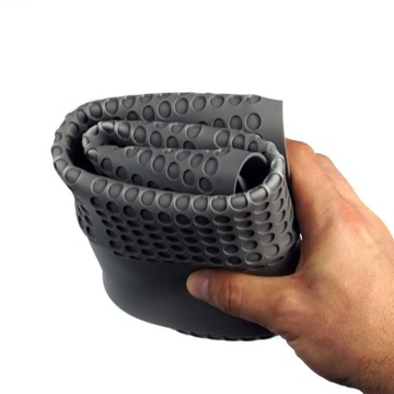 БОЛЬШОЙ серый силиконовый сервисный коврик для пайки