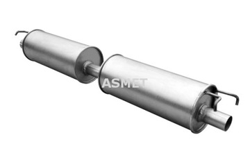 ASMET TŁUMIK UKŁADU WYDECHOWEGO PRZÓD FORD TRANSIT 2.4D 01.00-05.06