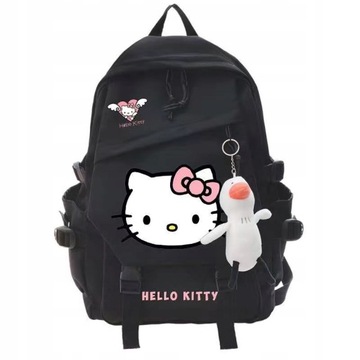 Plecaki Pojemne torby Y2k śliczne Hello Kitty Kawa