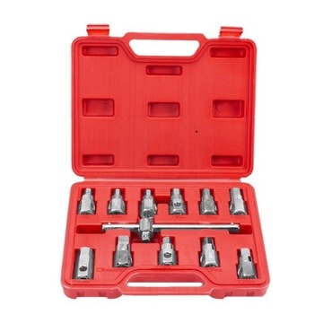 КЛЮЧИ ДЛЯ МАСЛЯНЫХ ПРОБОК, НАСАДКИ МАСЛЯНОГО ПОДДОНА, НАБОР 12 ДЕТАЛЕЙ