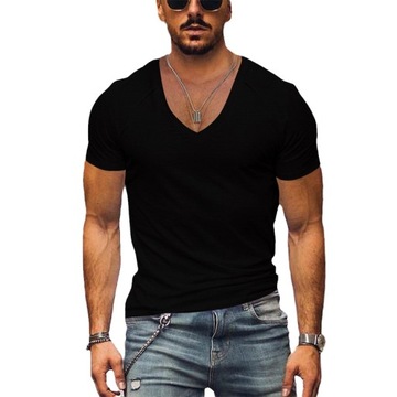 MĘSKIJEDNOLITY KOLOR SZYBKOSCHNĄCY W T-SHIRT