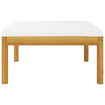 VidaXL Садовая табуретка для ног с подушкой, массив дерева a