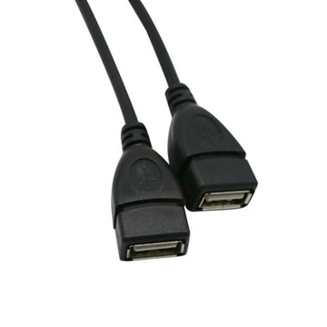USB 2.0 штекер на 2 двойных USB-разъема Y-разветвитель