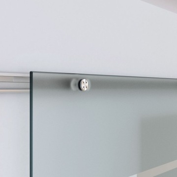 Раздвижные стеклянные двери Офисные раздвижные двери стеклянные двери без ламелей 77