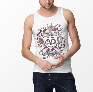 TANK TOP ANIMOWANE ICE CREAM SKULL