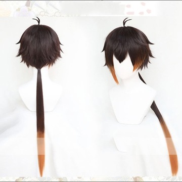 PERUKA WIG ANIME GENSHIN IMPACT ZHONGLI COSPLAY