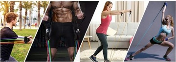 НАБОР ТРЕНАЖЕРОВ FITNESS GYM - 11 элементов СЦЕПКИ