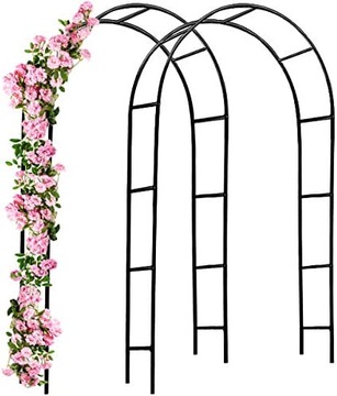 2SZT PERGOLA OGRODOWA ŁUK 240cm METALOWA