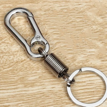 Кольцо для ключей мини карабин дужка edc выживание кольцо для ключей сильный