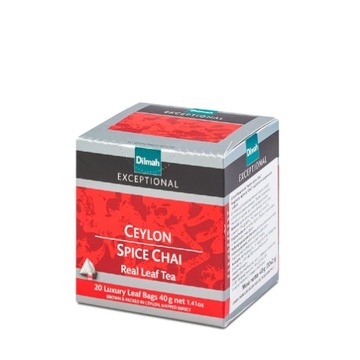 Dilmah Ceylon Spice Chai 20 piramidek z czarną herbatą