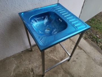 ГАСТРОНОМИЧЕСКАЯ МОЙКА, 1 ЧАША, СВАРНАЯ 60Х60Х85