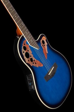 Gitara e-akustyczna Harley Benton HBO-850 Blue