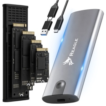 OBUDOWA DYSKU SSD M.2 NVME PCIe SATA USB-C 3.2 Gen2 10 Gbps Adapter Kieszeń
