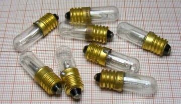 Неоновая лампа 220В NW3565 резьба Е10 ПОЛАМ - цена 2 шт.