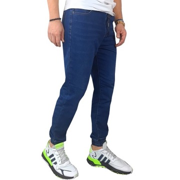 SPODNIE JOGGERY JEANSY MESKIE MODNE jakość 976 XL