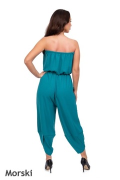 319_L_LETNI ZWIEWNY LUŹNY ELEGANCKI KOMBINEZON ODKRYTE RAMIONA