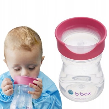 B.Box Treningowy Kubek do Picia 240ml MALINA 12m+