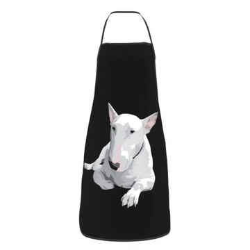 Custom Bib English Bull Terrier Aprons for Men Women Unisex Adult Chef