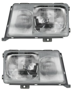 MERCEDES W124 KLASA E REFLEKTORY LAMPY PRZÓD LE+PR
